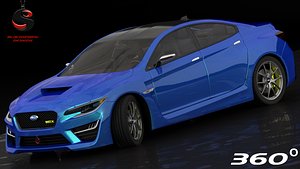 3dsmax subaru wrx concept 2016