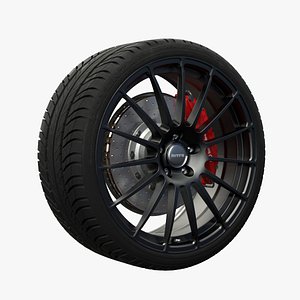 nitro extreme wheel 3d obj