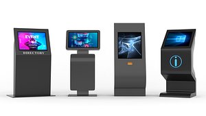 Electronic Kiosk Collection 3D model