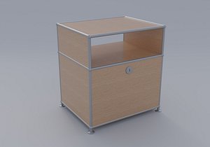 Bedside Table 3D