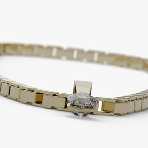 Gold and Diamond Necklace