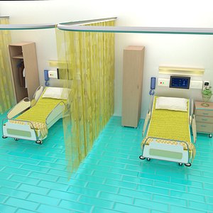 Hospital Ward 4 - 4K 3D