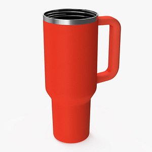 Open Travel Tumbler Red model