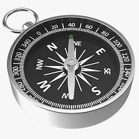 Compass in Steel Case