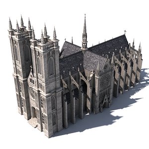 3d church model