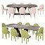 Table Walley and chair Fandango by Rugiano