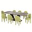Table Walley and chair Fandango by Rugiano