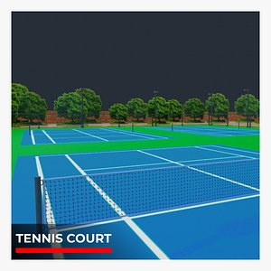 Tennis court 3D