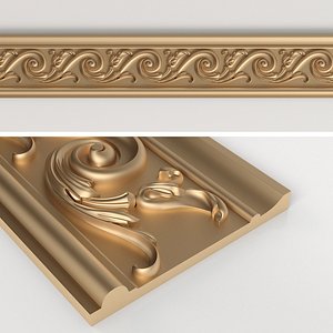 carved baguette cnc 3D