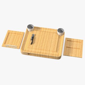 3D Bamboo Charcuterie Boards Set