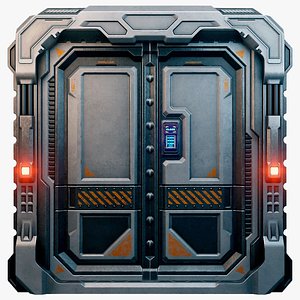 Sci-Fi Door Games 7 3D model