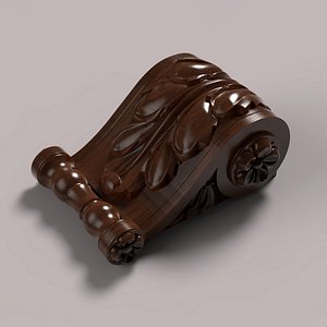 3D carved corbel cnc