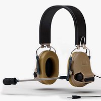 Military Peltor Com-Tac II Headset