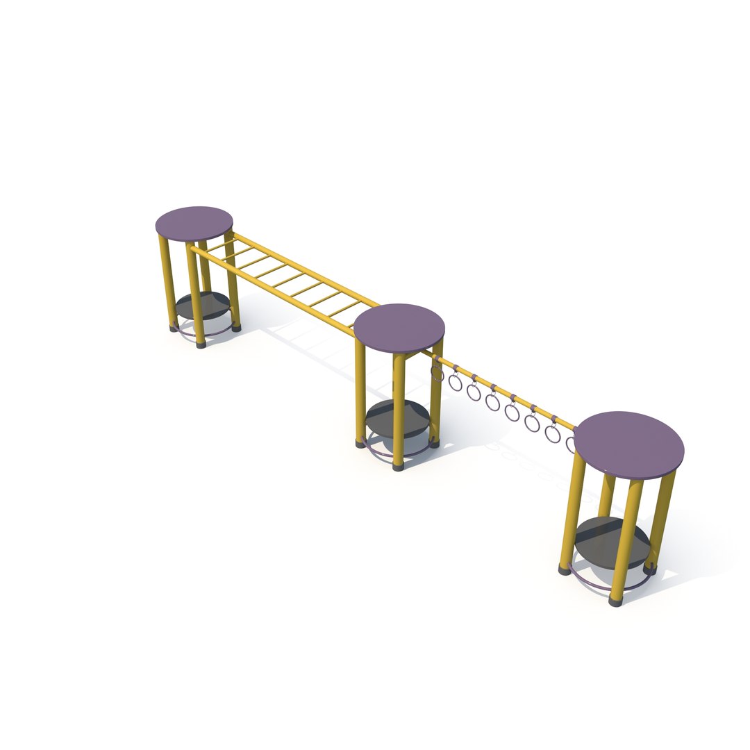 Sports Track Equipment Parkour 3D TurboSquid 1952690