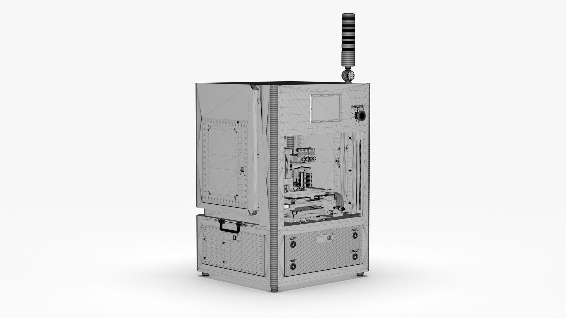 3D Semi Automatic Labeling Machine Model - TurboSquid 2060527