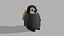 Baby-Pinguin mit Rucksack