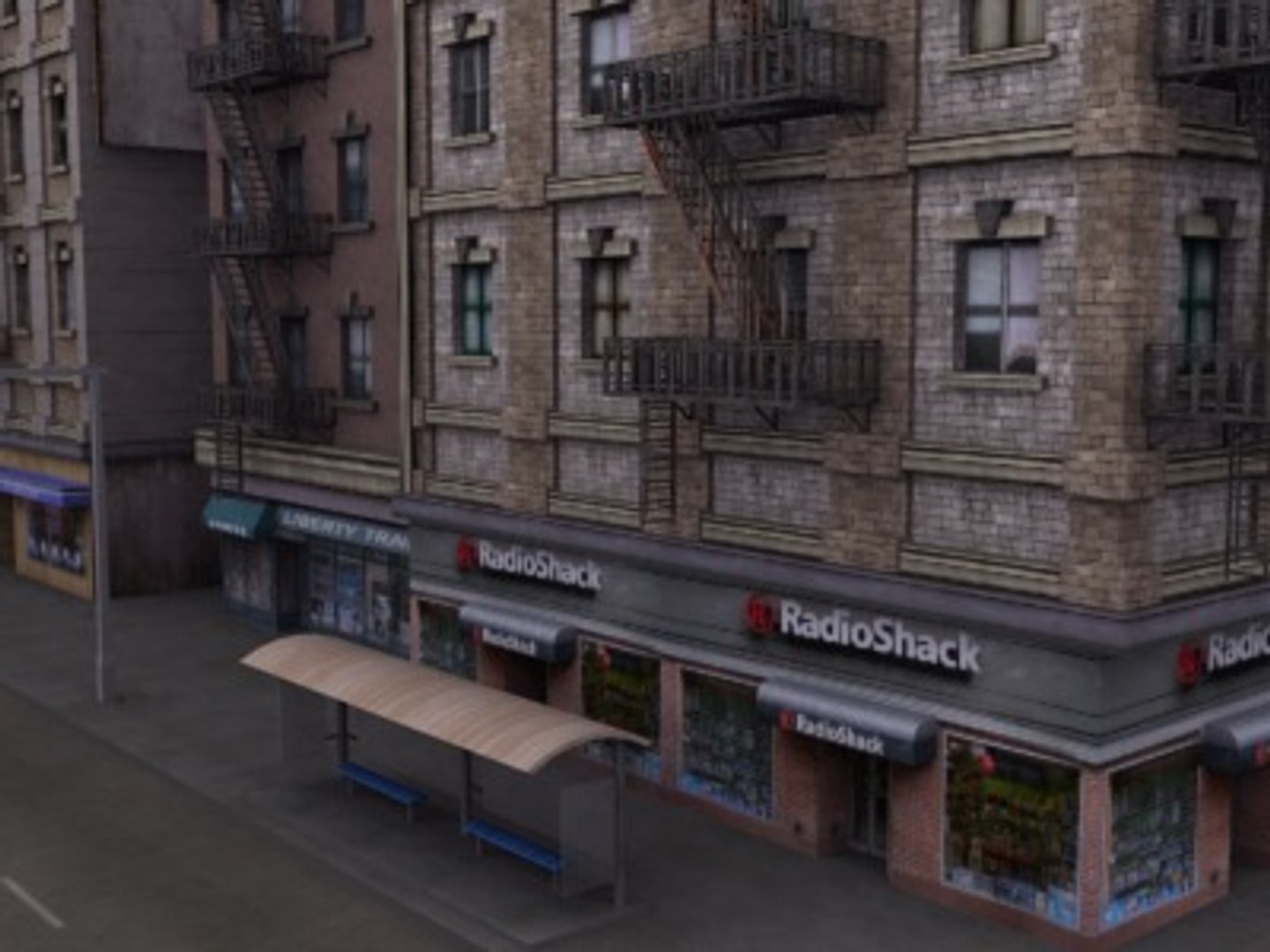 Multi City Building Facade 3d Model