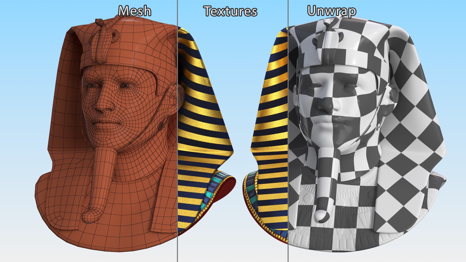 3D model Pharaoh Heads Collection 2 https://p.turbosquid.com/ts-thumb/Bm/ONKV3o/uJ/pharaohheadscollection2vray3dmodel015/jpg/1693046592/1920x1080/fit_q87/882d05b197a2d026774942b3113f565065992a1a/pharaohheadscollection2vray3dmodel015.jpg