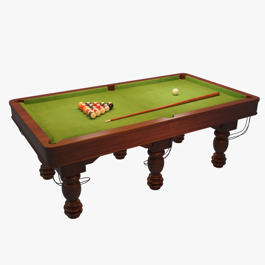 3D model Snooker Table TurboSquid 2010251