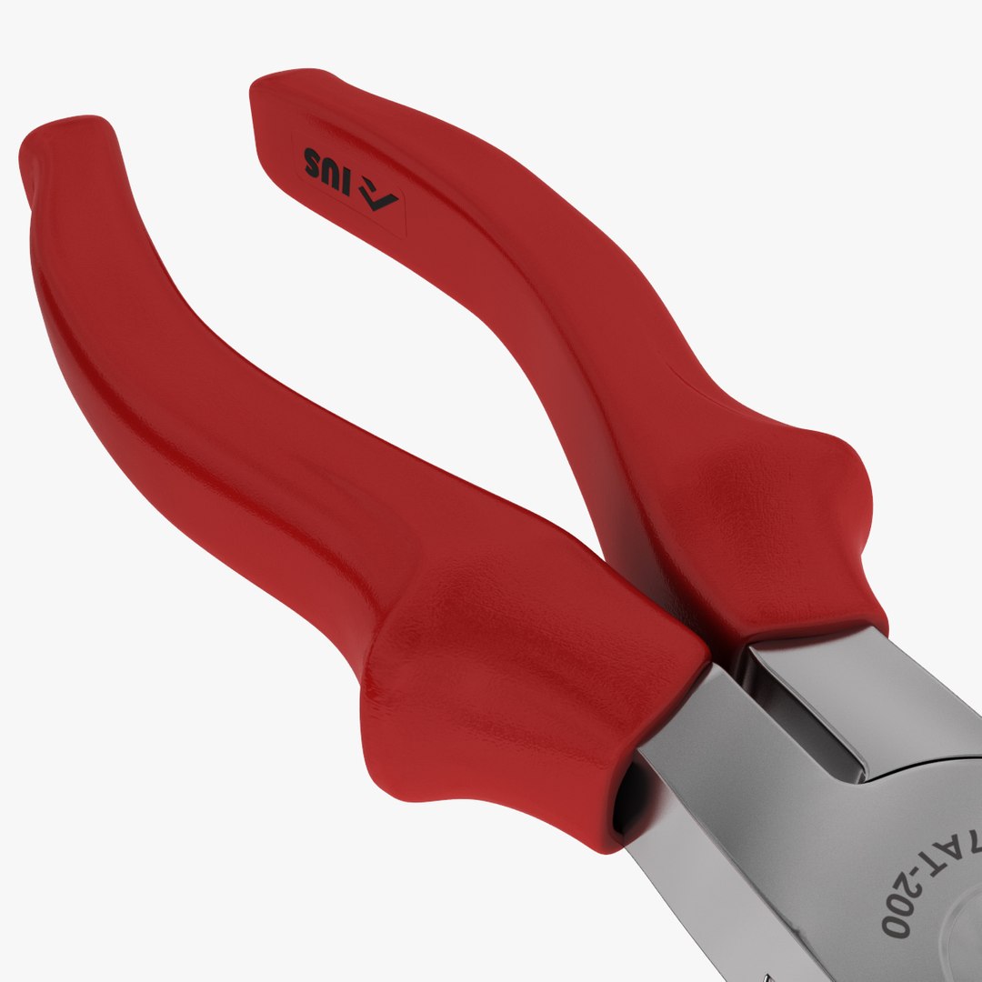 Needle Nose Pliers 3d Model