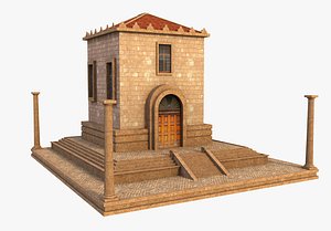 3D Ancient Roman House