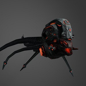 Sci-Fi Bio Mechanical Alien
