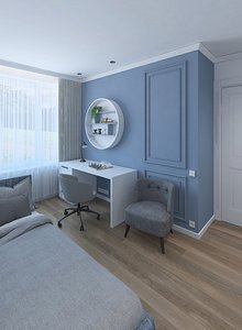 Wonderful classic style kids room 3D model