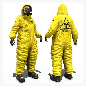 Biohazard Protective Suit model