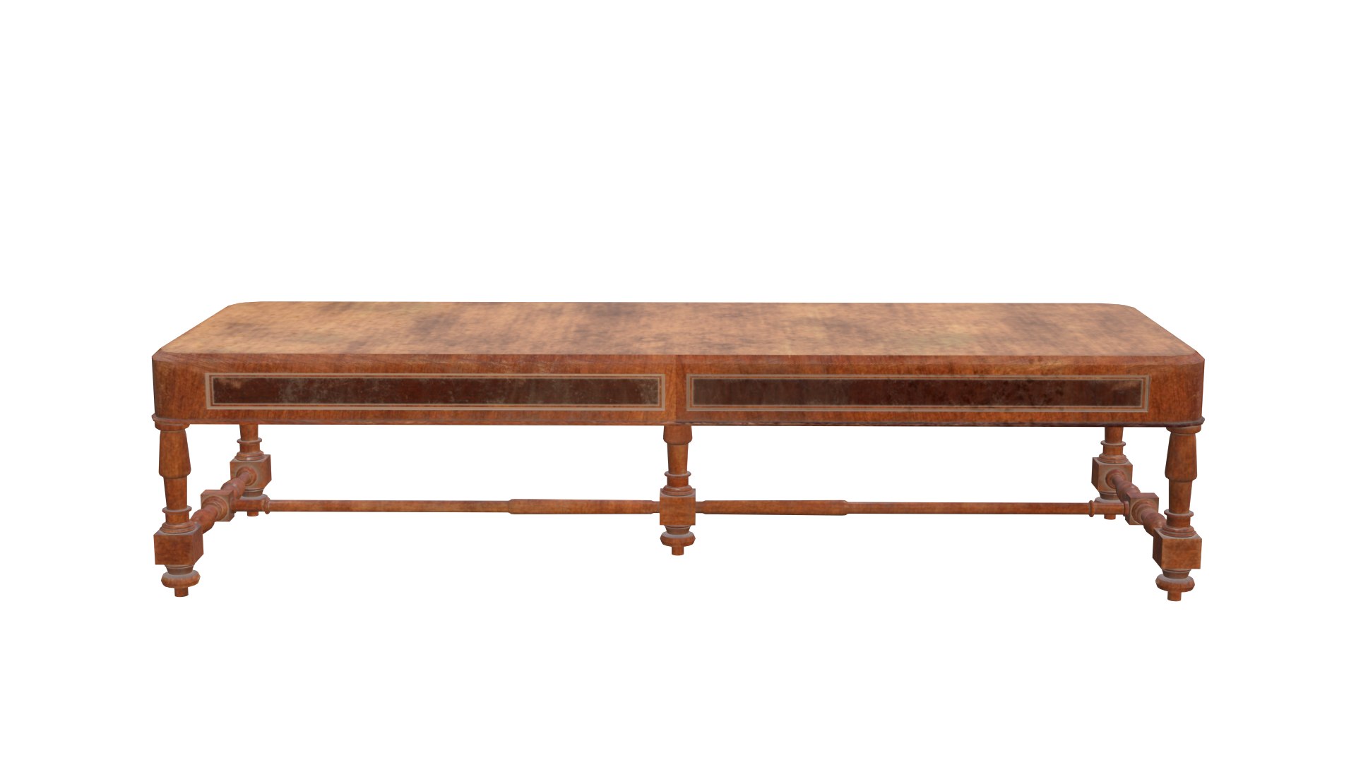Vintage Table With Ornate Legs 3D Model 3D Model - TurboSquid 2301670