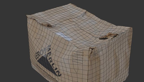 3D model Ultra realistic Cardboard box Pbr - TurboSquid 1758484