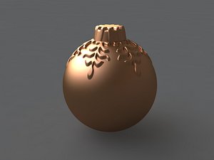 christmas sphere 3D model