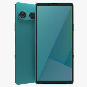 3D Sony Xperia 10 VII Turquoise