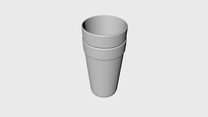 Empty Double Cup