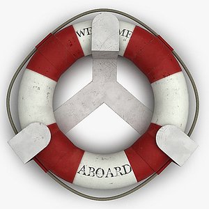 3d life buoy model