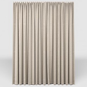 3D model curtain