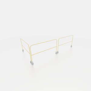 Yellow Aluminum Safety Railing