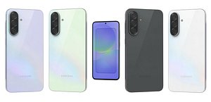 Samsung Galaxy A36 All Colors Low Poly 3D model