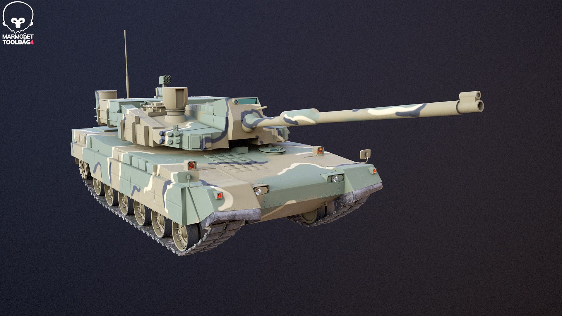 Korean K2 Black Panther Main Battle Tank 3D Model - TurboSquid 2292545