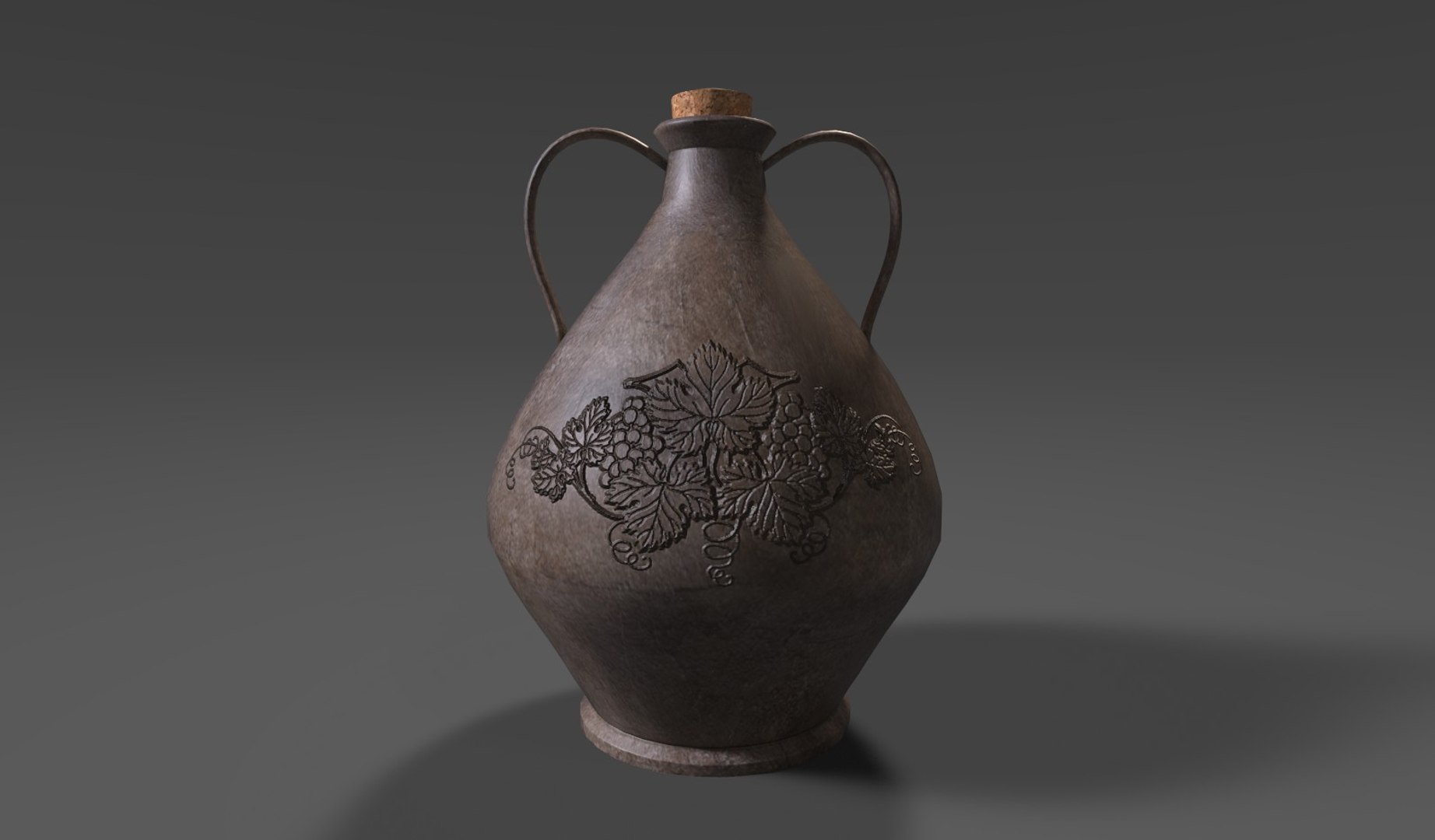 3d terracotta wine jug https://p.turbosquid.com/ts-thumb/Bm/ioXK5N/Cow95Rzm/terracottawine01render/jpg/1477256414/1920x1080/fit_q87/09a7b7a5fc94cd724c7404fe95f6feea1dd4cee1/terracottawine01render.jpg