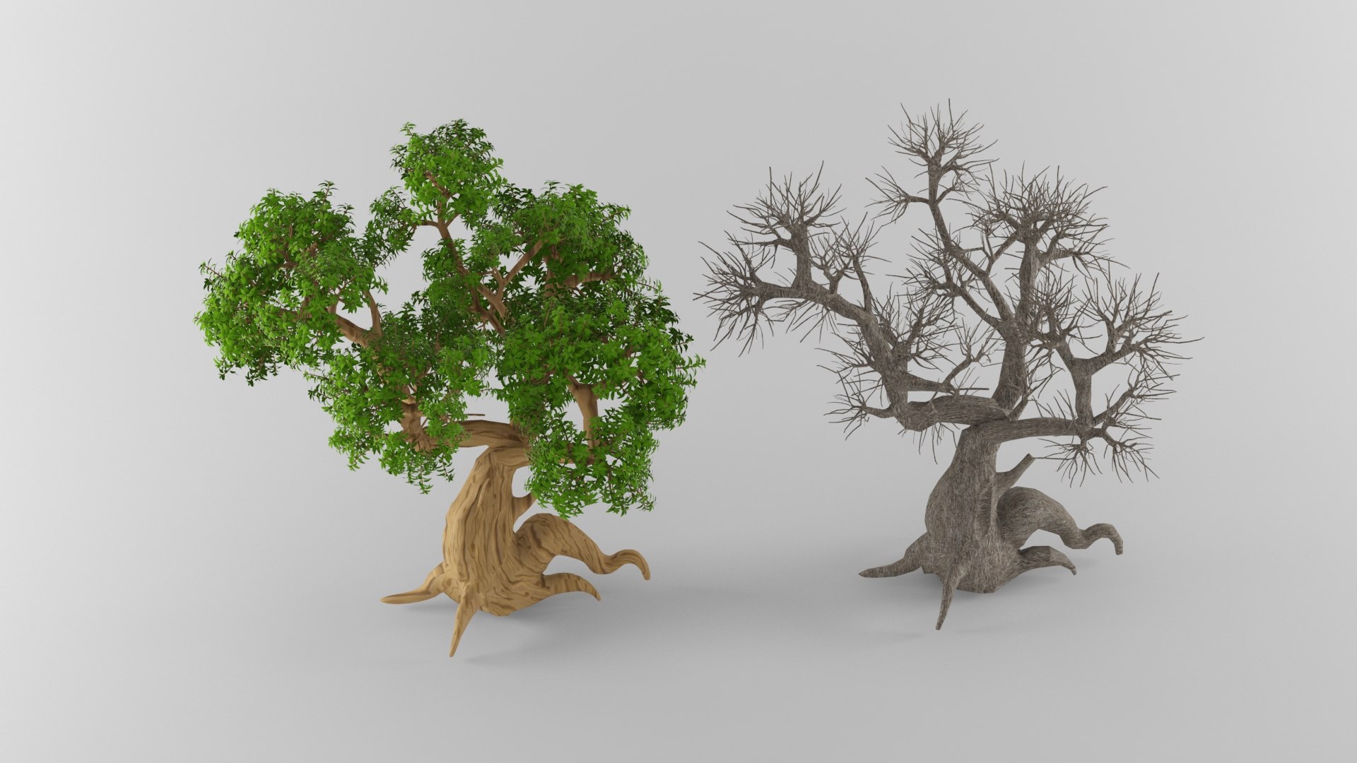 Cartoon Tree Model TurboSquid 1725707