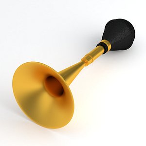 Vintage Vehicle Horn Gold 03