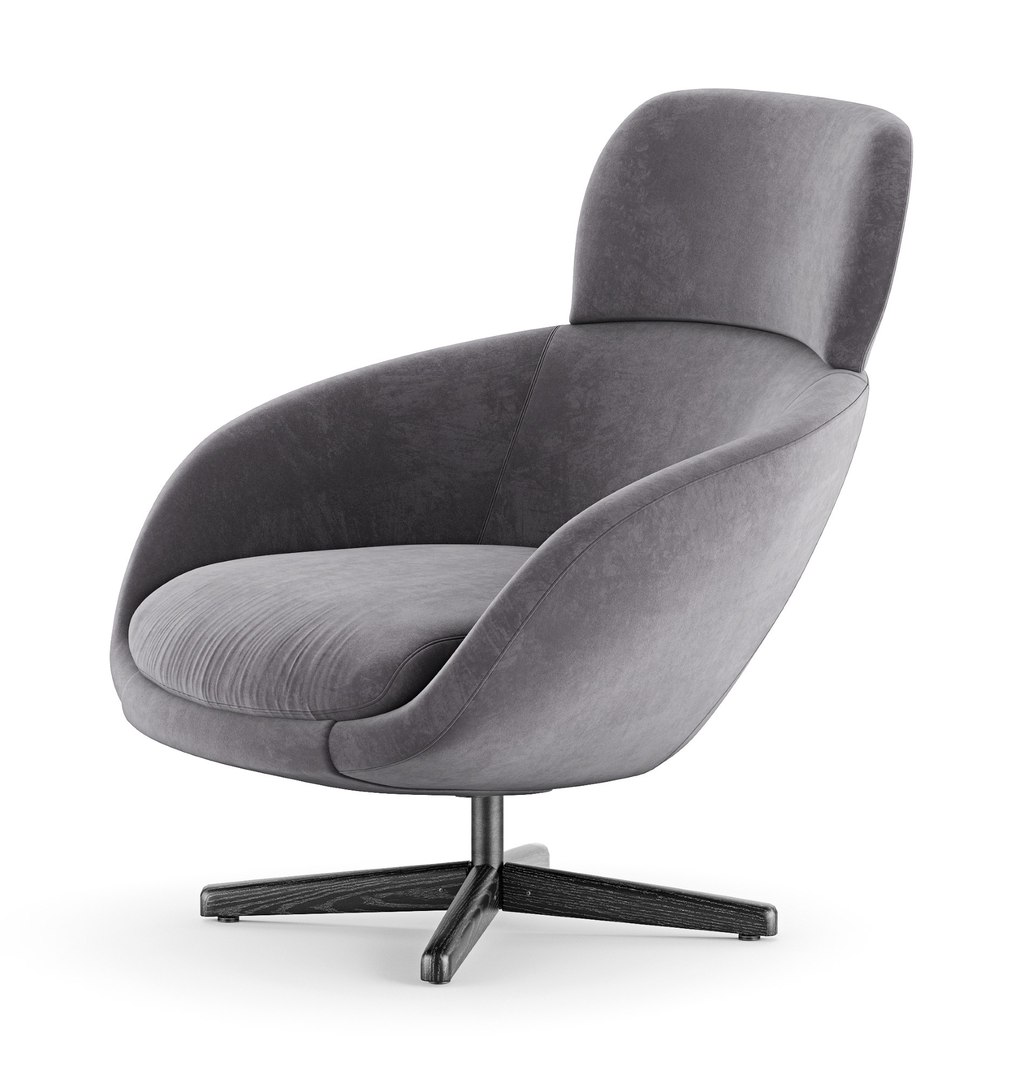 3D 1 Minotti Russell Armchair Model - TurboSquid 1602745