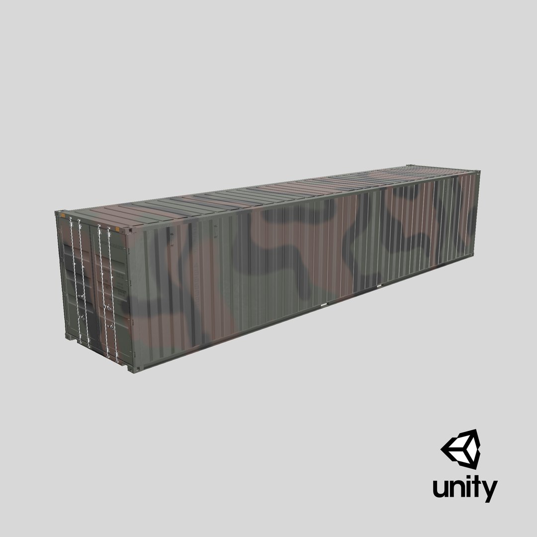 3D Intermodal Military Shipping Container 40-foot-long https://p.turbosquid.com/ts-thumb/Bm/qet8DE/2M/stemcell_unity_render/png/1738604778/1920x1080/fit_q87/5fc6a65bd91814fe1b0639e4db4fecbd5608f8c2/stemcell_unity_render.jpg