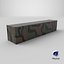 Intermodal Military Shipping Container 40-foot-long
