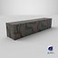 Intermodal Military Shipping Container 40-foot-long
