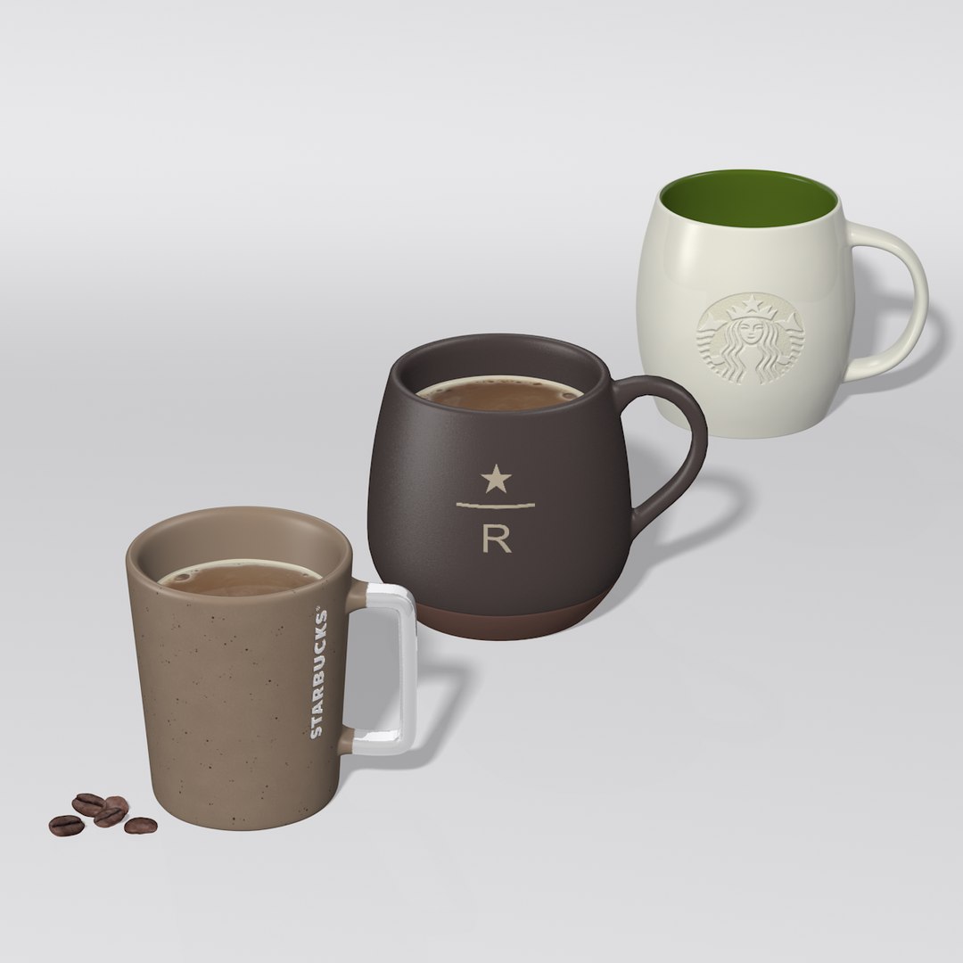 coffee cups 3D model https://p.turbosquid.com/ts-thumb/Bm/tjcPbw/TC3t0snN/starbucks_set_signature/png/1548683489/1920x1080/fit_q87/be643f5fa948221f014191bb7300ee35f99c4354/starbucks_set_signature.jpg