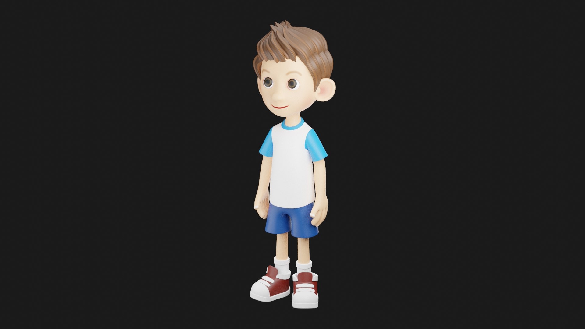 Boy With Texture Model - TurboSquid 2227535