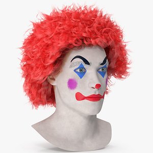 3D Clown Head v 3