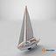 Sailing Yacht1 Low-poly PBR model