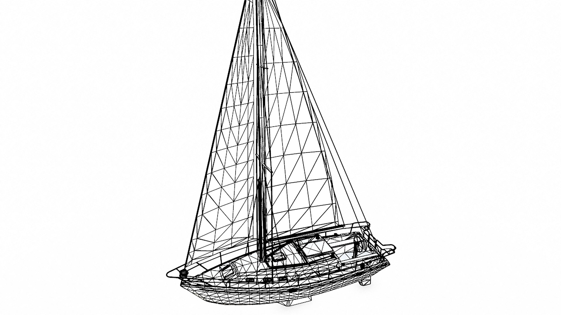 Sailing Yacht1 Low-poly PBR Model - TurboSquid 2304537